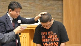 김원준 청년 군입대 기도와 격려금전달